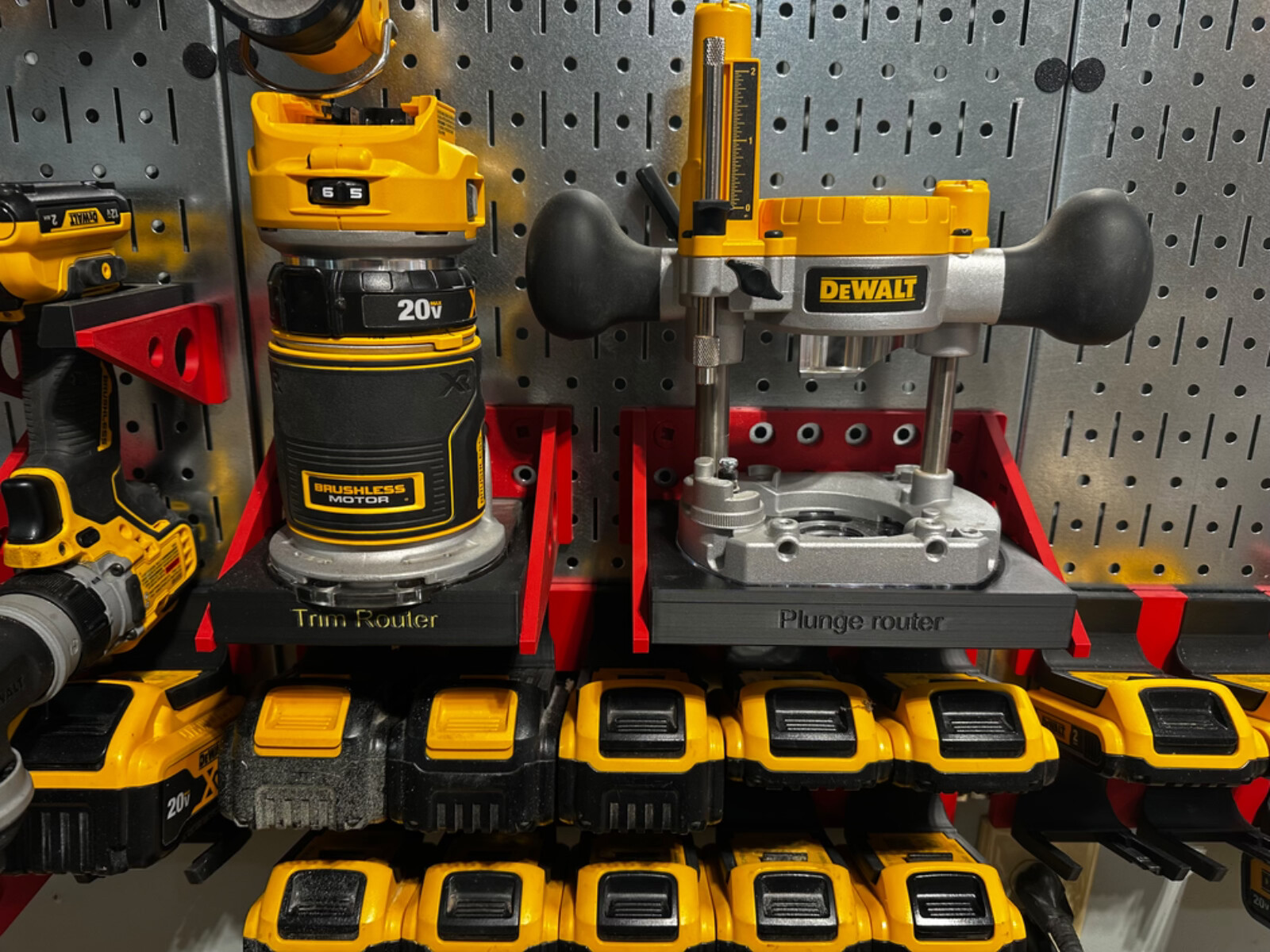 Wall Control Pegboard Accessories Tool Storage Dewalt Milwaukee Makita Tools