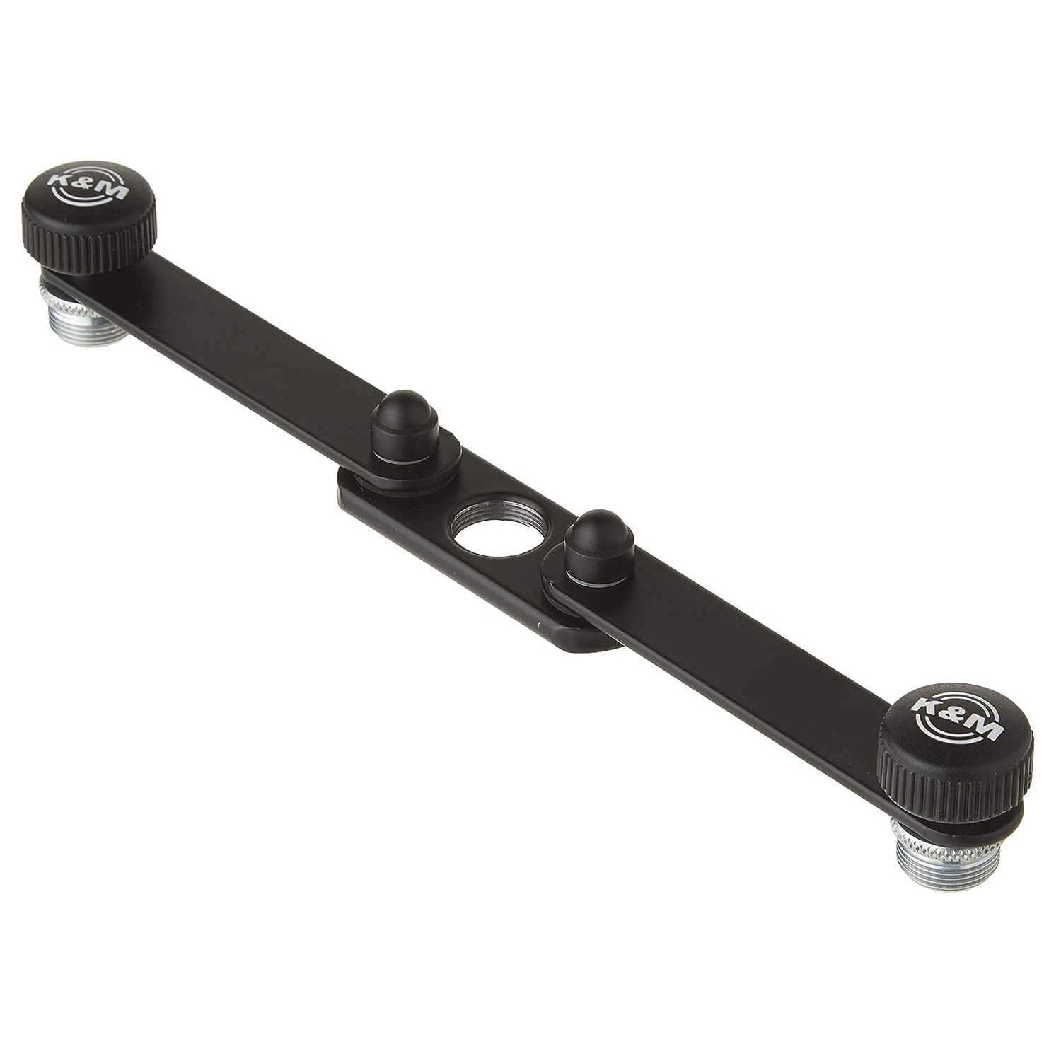 K&M 23510 Adjustable Stereo Microphone Bar - Black