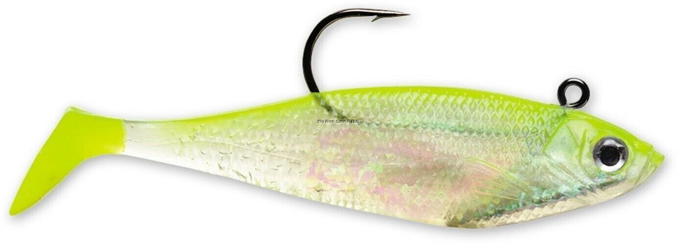 Storm Wild Eye Swim Shad Fishing Lures 5" 5/8oz Shiner Chtrus Slvr 3Pk WSS05SHCS