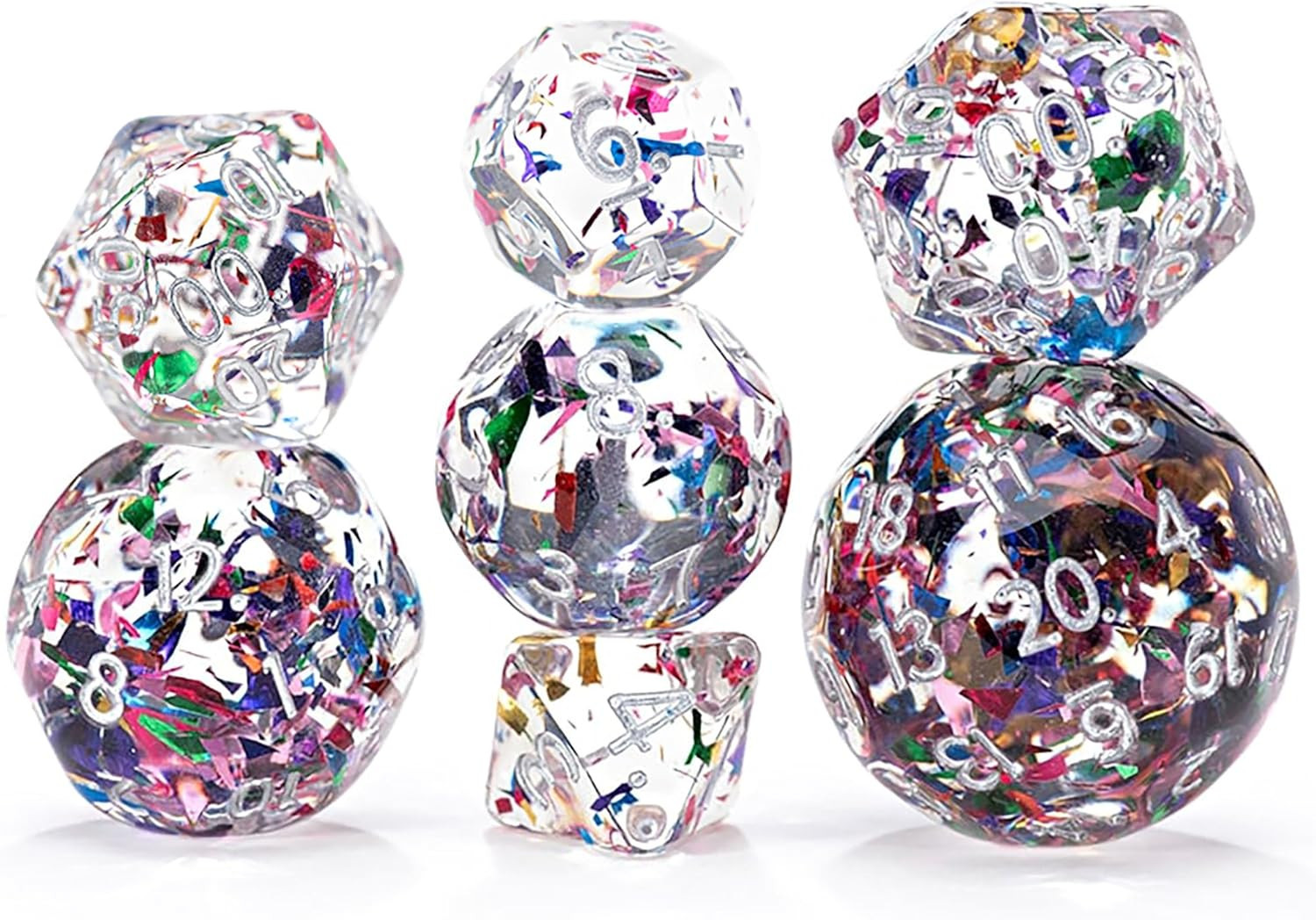 7-Set Cube: Double Dice Cathedral Glass
