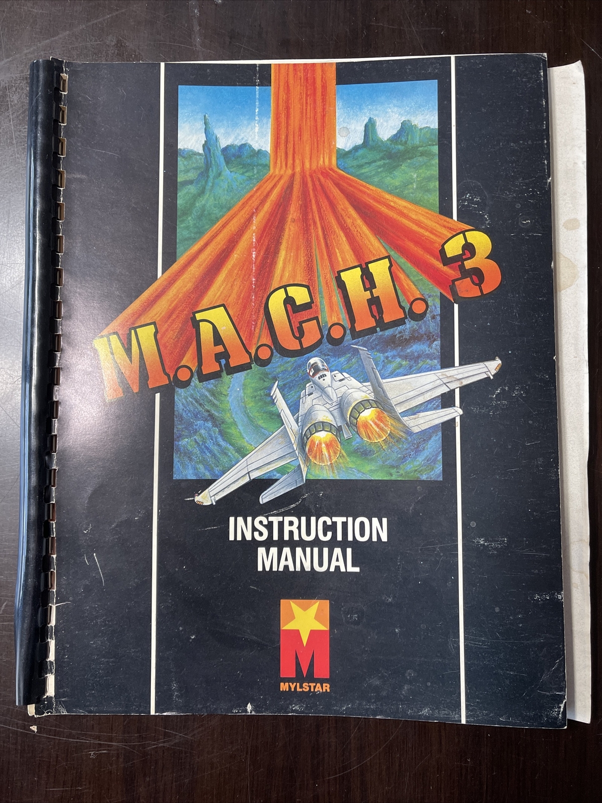 Mylstar’s M.A.C.H. 3 Arcade Instruction Manual Original