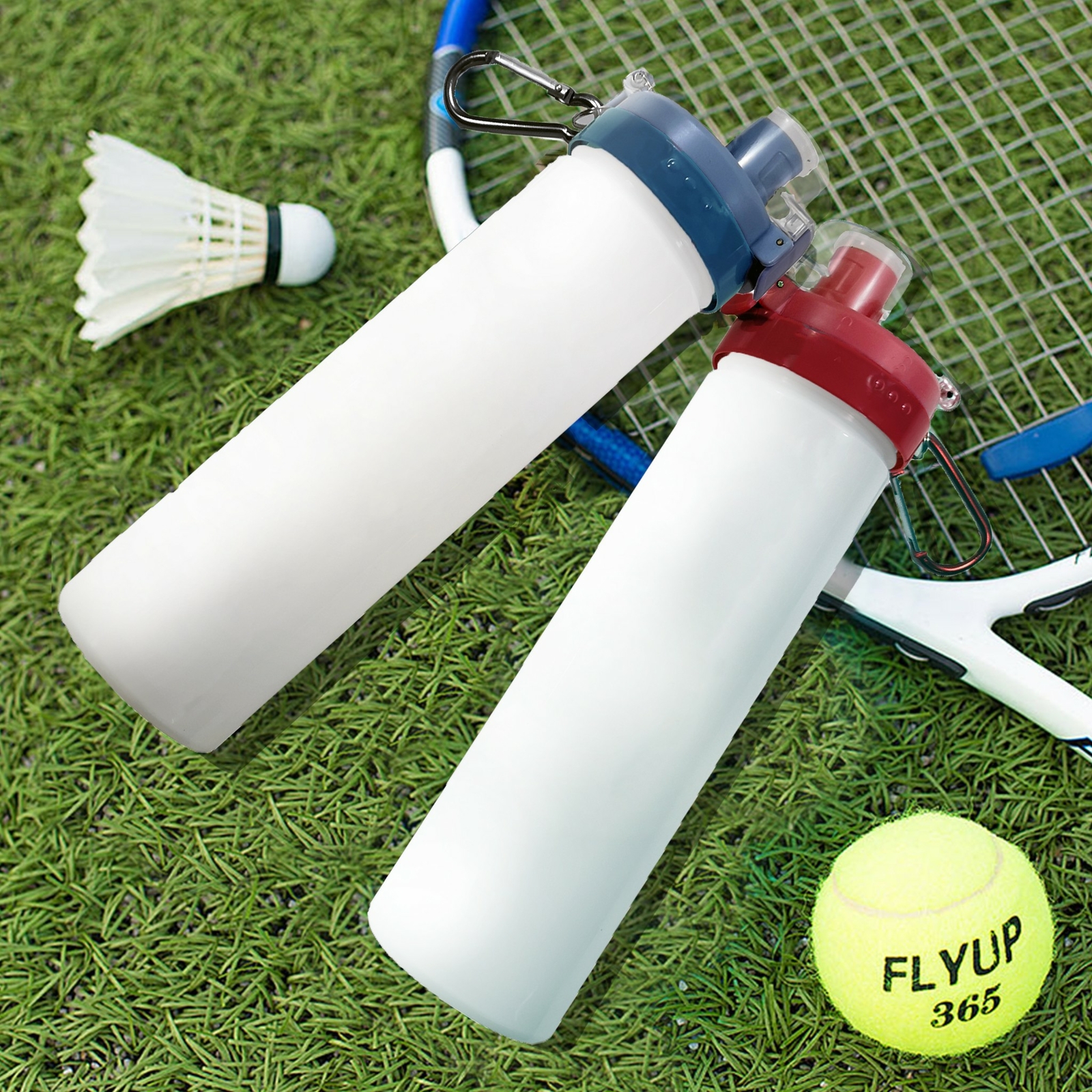 700ml Sports Water Bottle w Locking Flip-Flop Leak Proof BPA Free Made from Corn