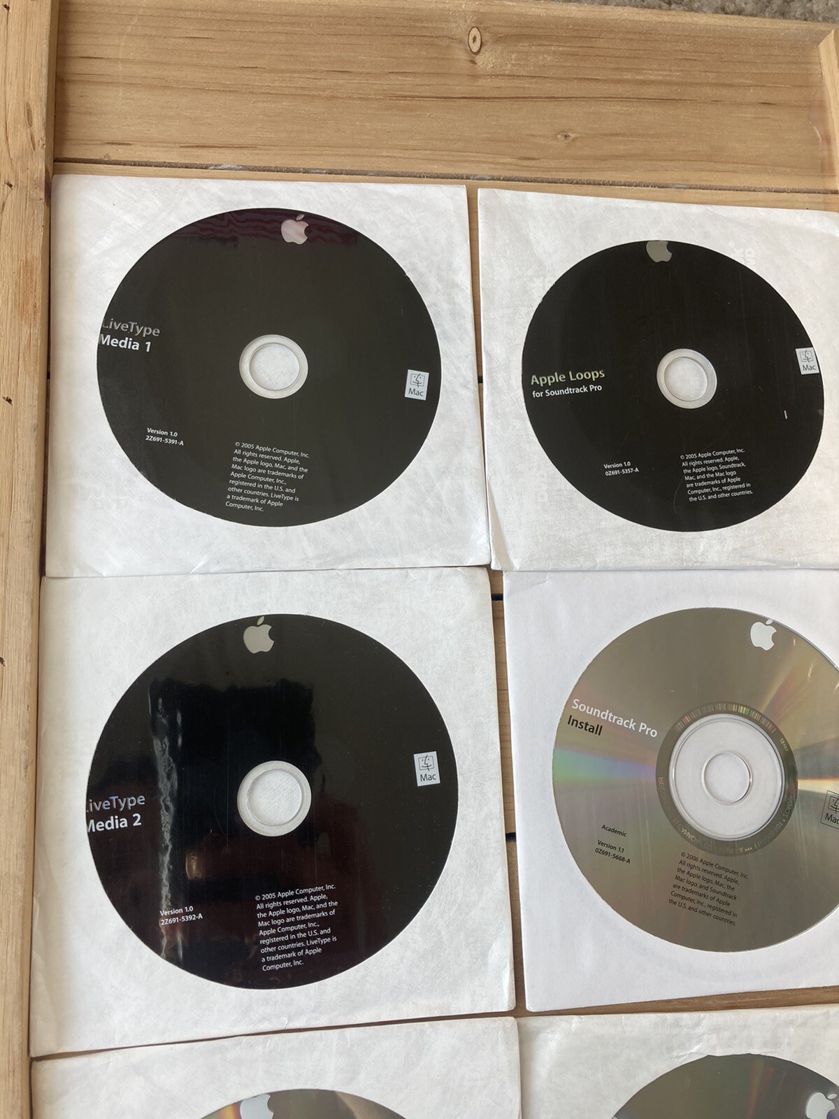 2005 Final Cut Studio Apple Mac Install Disc DVD 5.1 Retail Software .