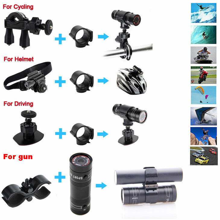Shotgun Gun Camera 1080P Full HD Action Video Camcorder For Clay Shooting Hunt