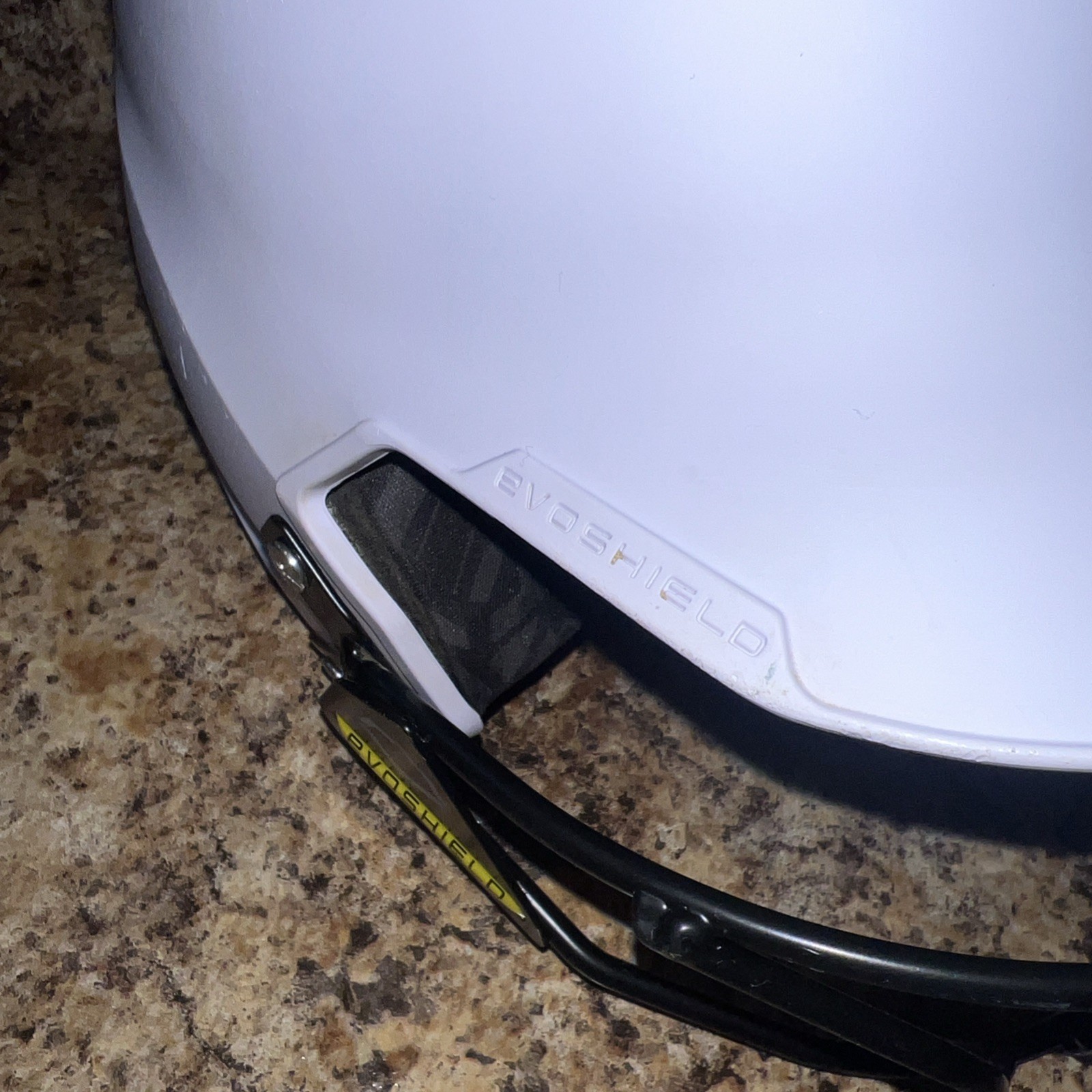 EvoShield XVT 2.0 Matte White Softball Batting Helmet Size medium large