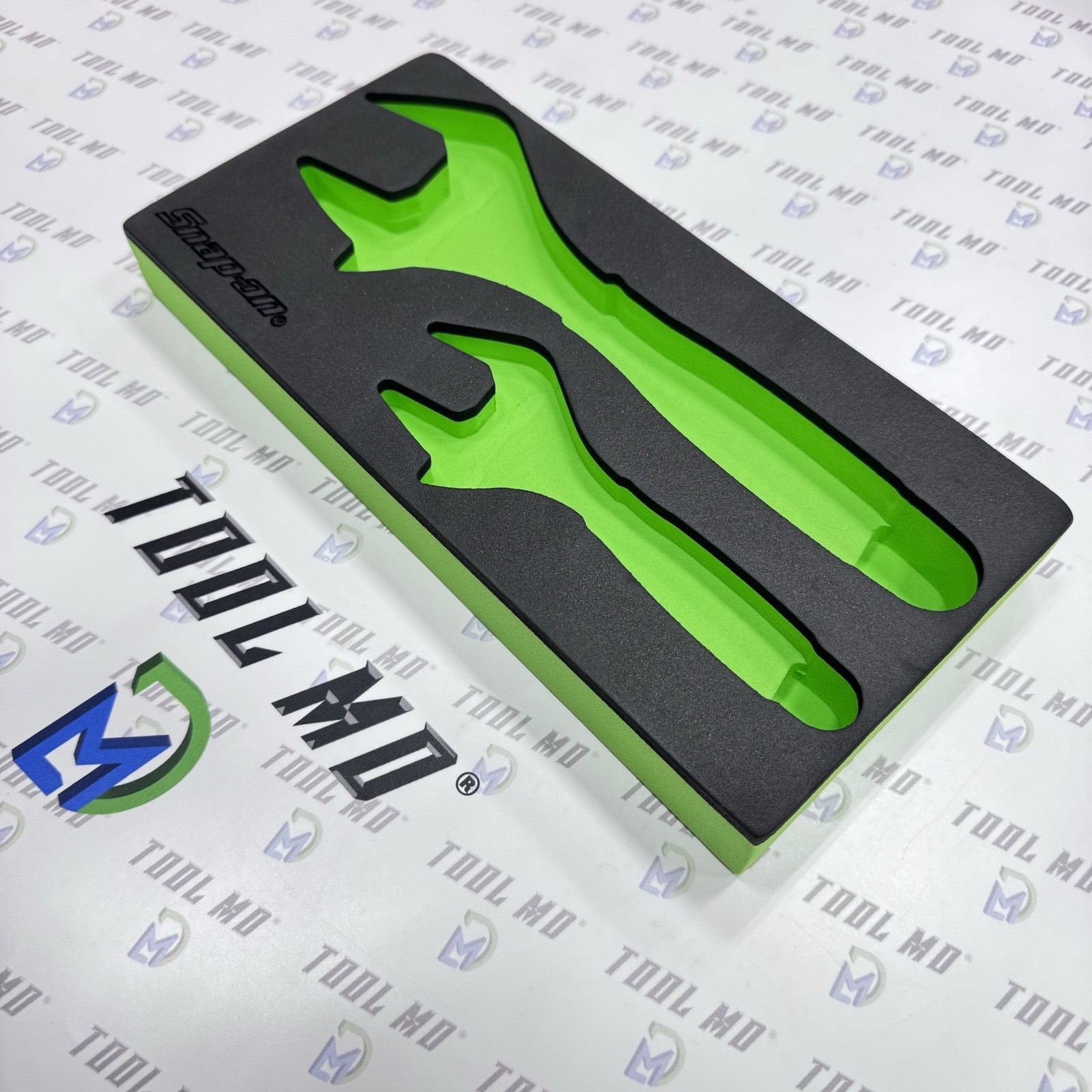 Snap-on Tools GREEN FOAM ORGANIZER for 2pc Wide Mouth Adjustable Wrenches