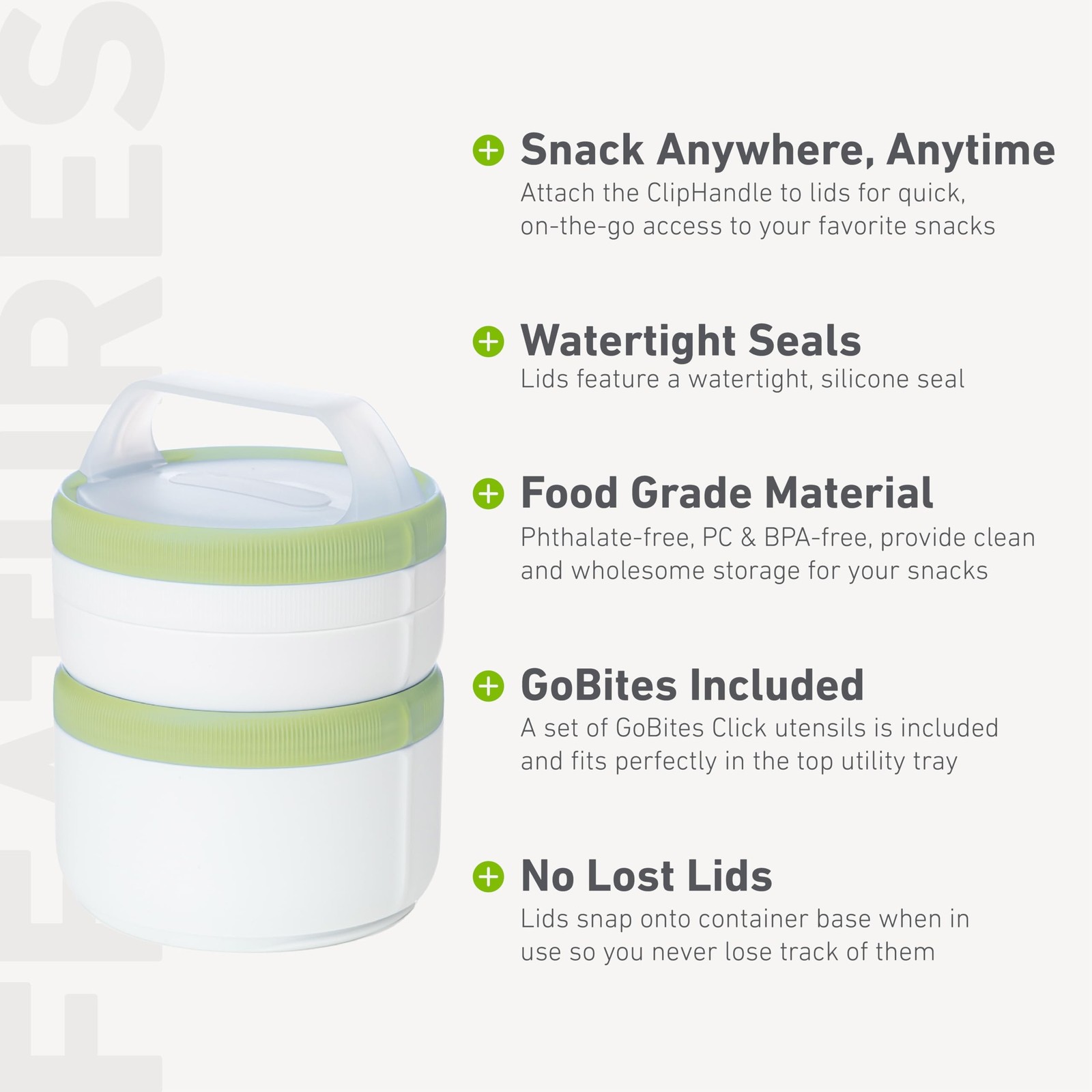 humangear STAX XL/Eat System | Modular Storage Container | Extra Large Stacki...