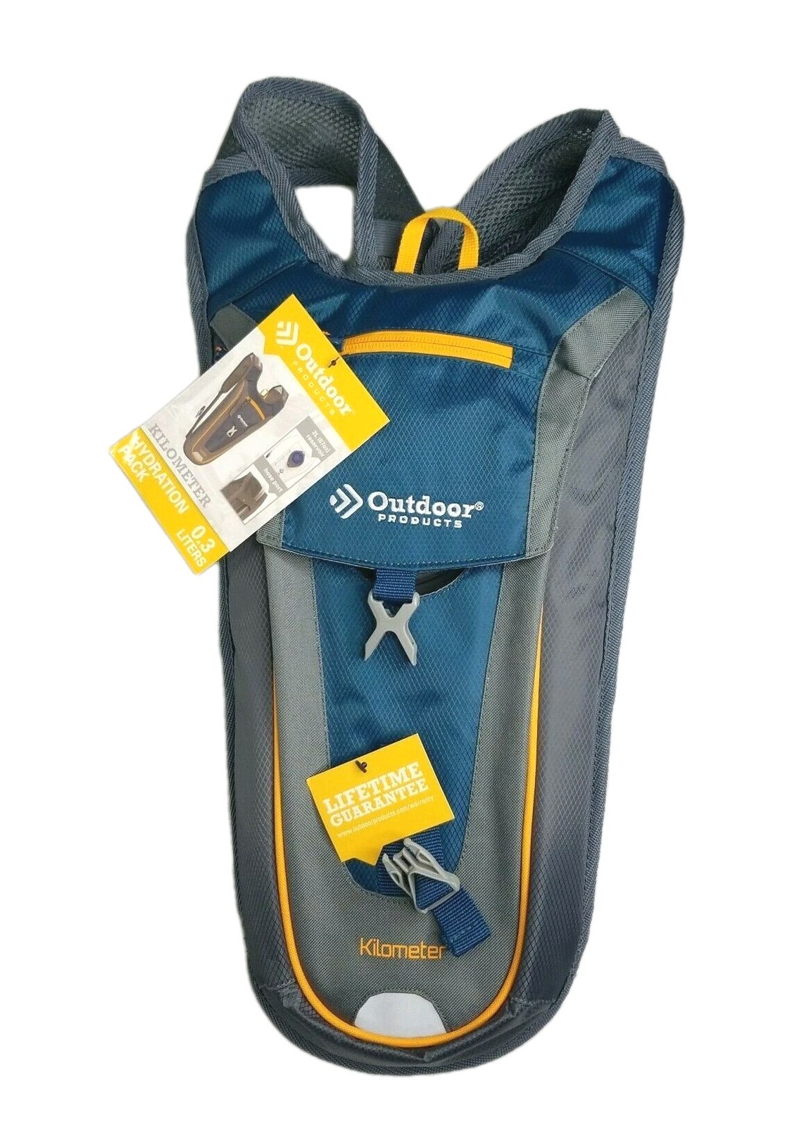 Hydration Backpack Outdoor Products Kilometer Only Black Hiking Work