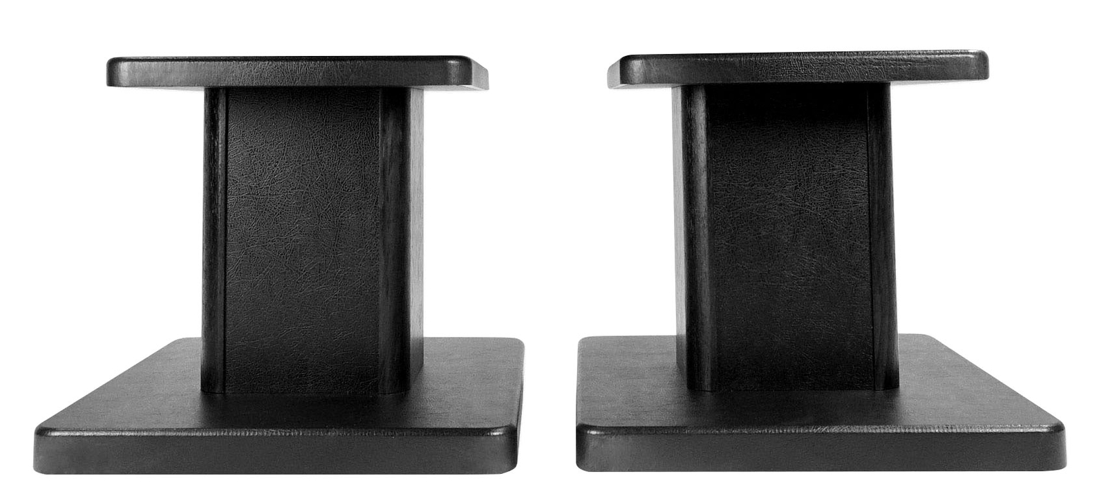 2 Rockville RHT8B Computer/Bookshelf Desktop Speaker/Studio Monitor Stands-Black