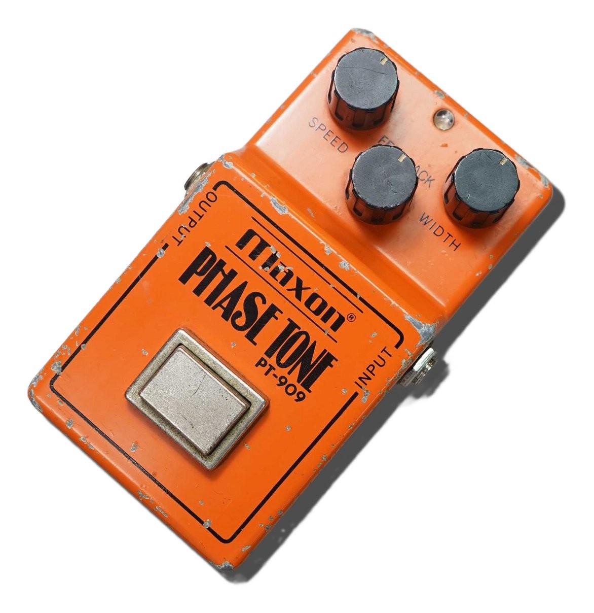 Maxon PT-909 PHASE TONE Phaser Pedal 9163 Tested & Works
