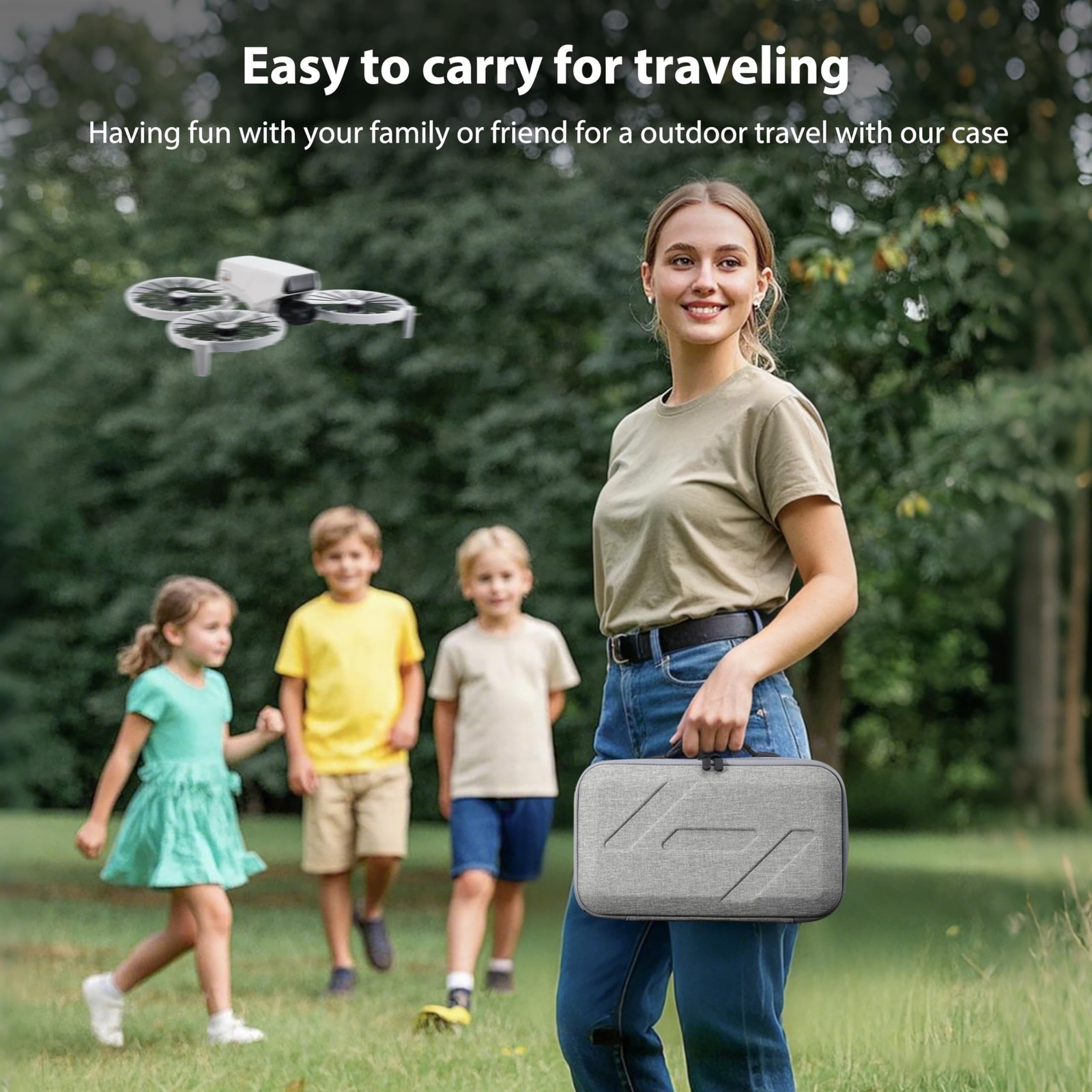 Tomat Flip Case,Portable Shoulder Bag for DJI Drone Small