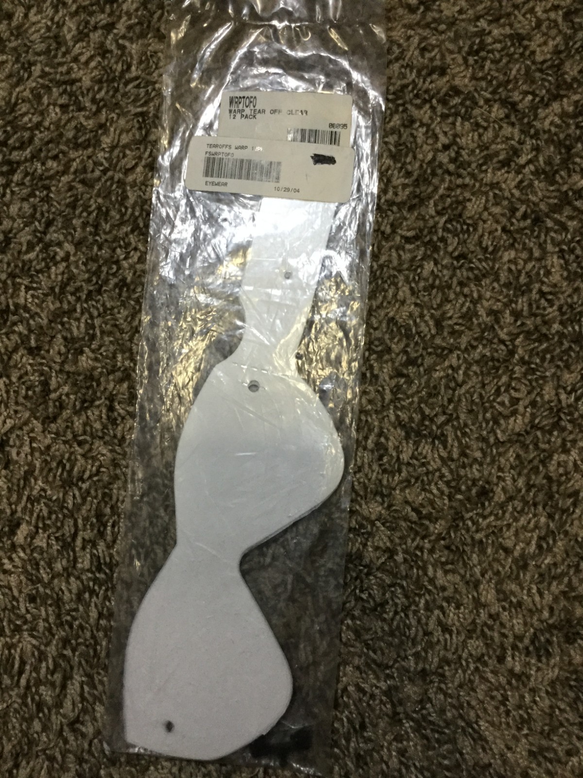 Smith Warp Tear-Off Clear First Turn P/N WRPTOF0 NOS 12PK
