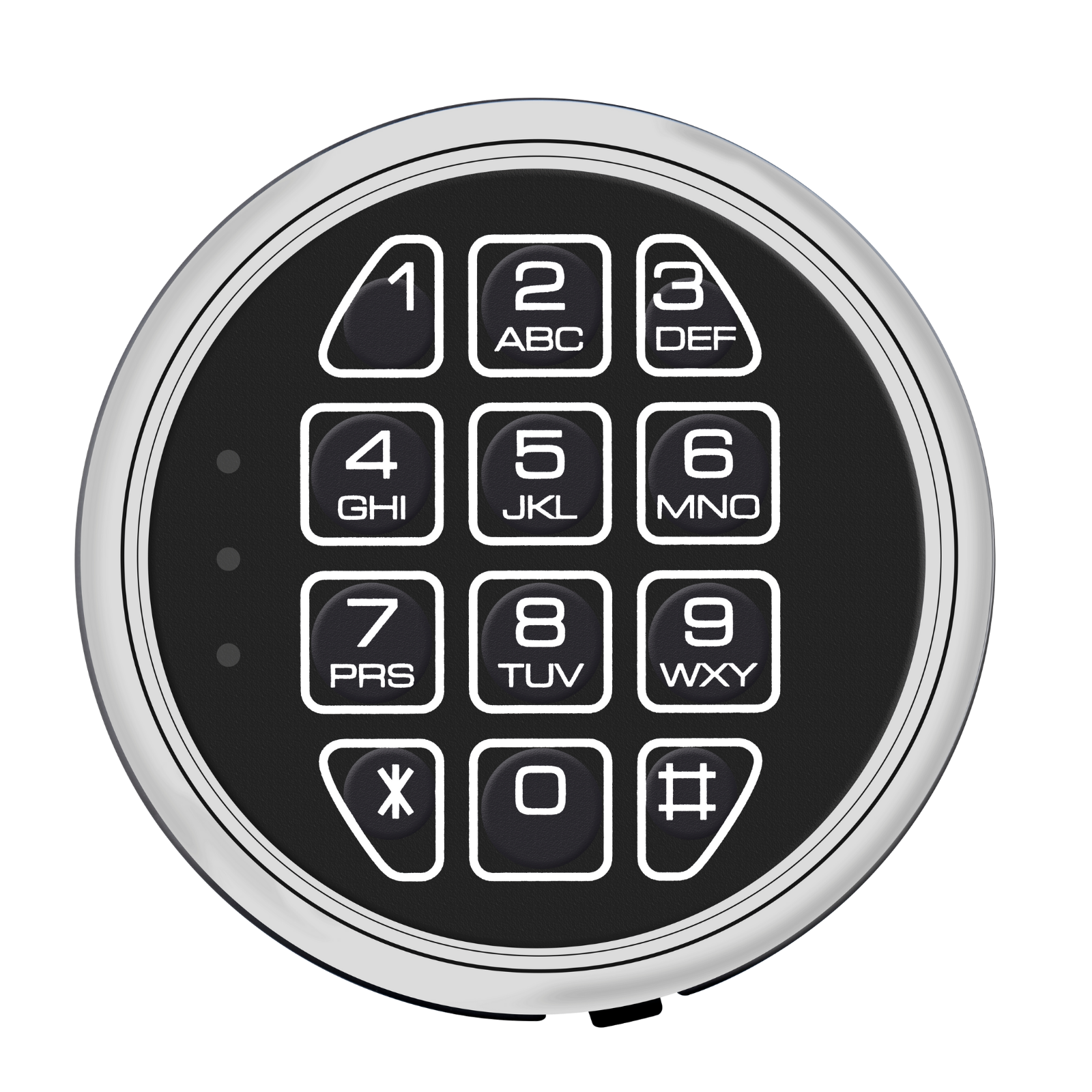 Stack on 14Gun Safe Lock Replacement with SwingBolt Lock Fireproof Chrome Keypad