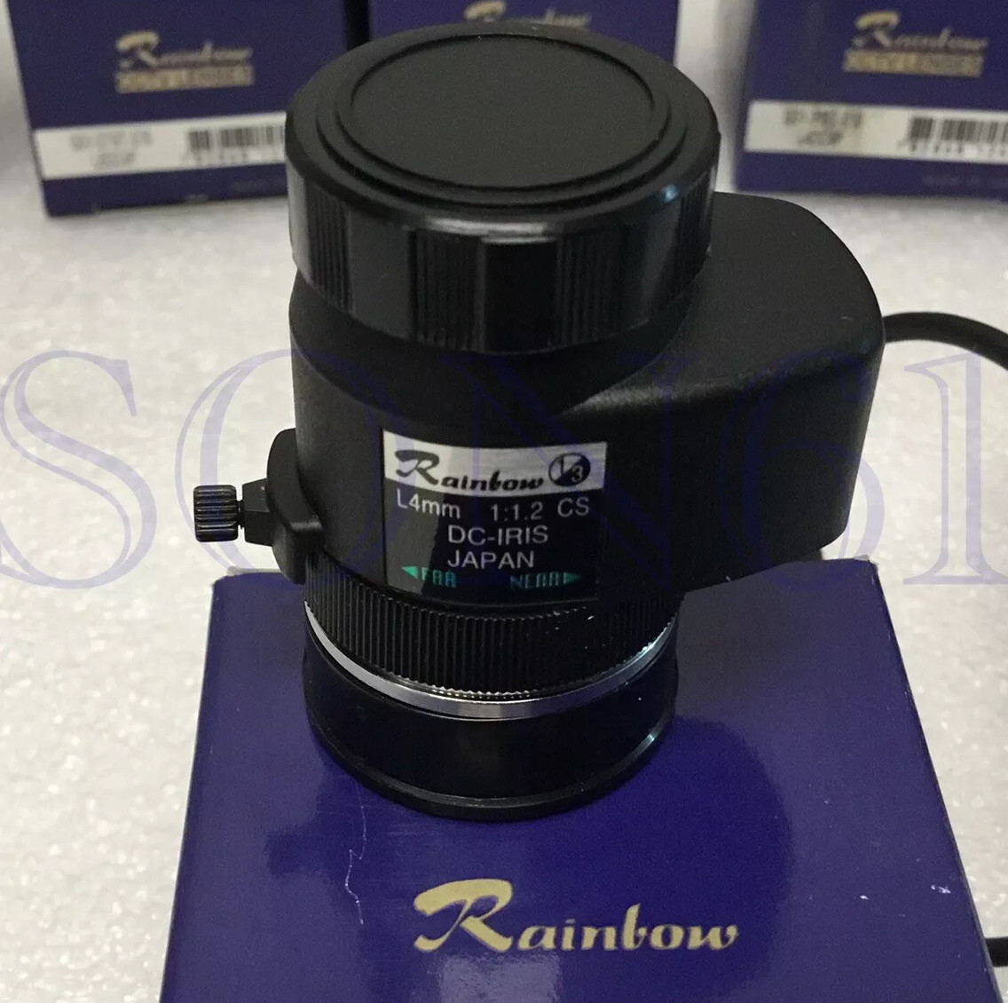 Rainbow CCTV Lens 4mm 1/3 Auto DC IRIS 1:1.2 CS 4 Surveillance Camera L4DC4P NEW