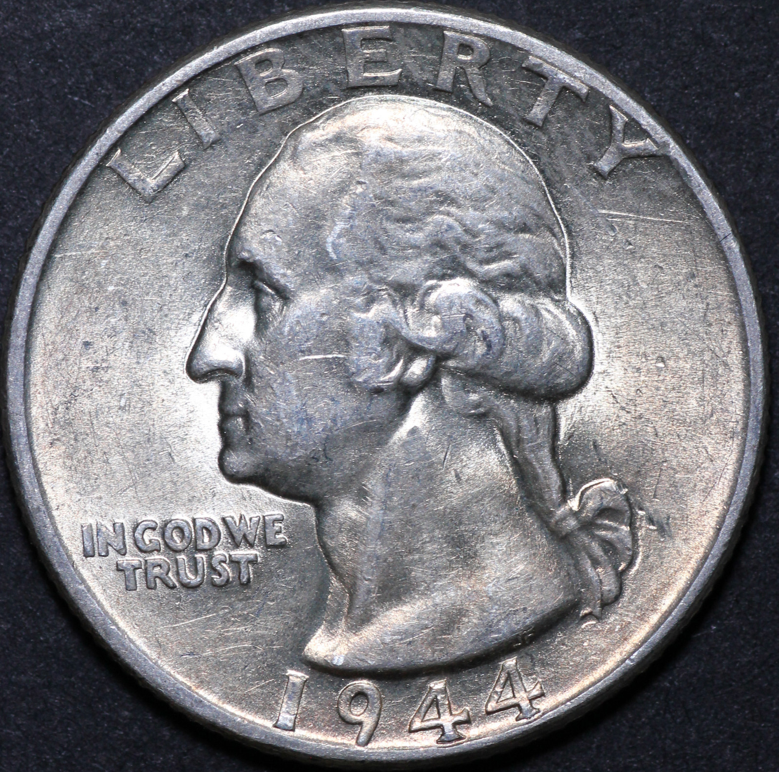 1944 Washington Quarter Ch BU     #B