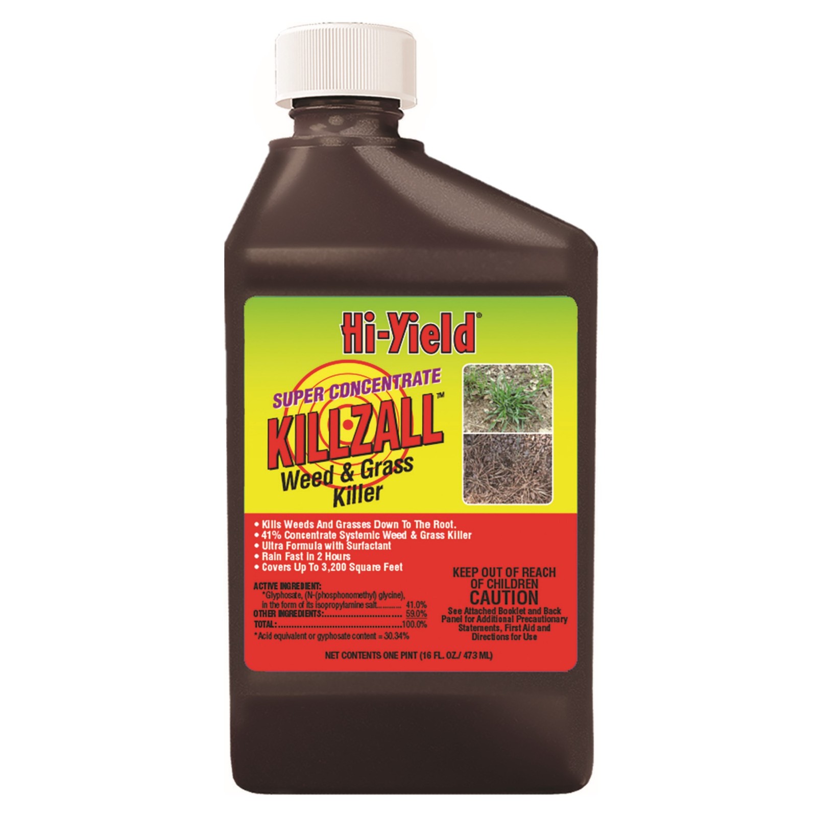 Fertilome Killzall Weed & Grass Killer Super Concentrate w/ Surfactant, 16 fl oz