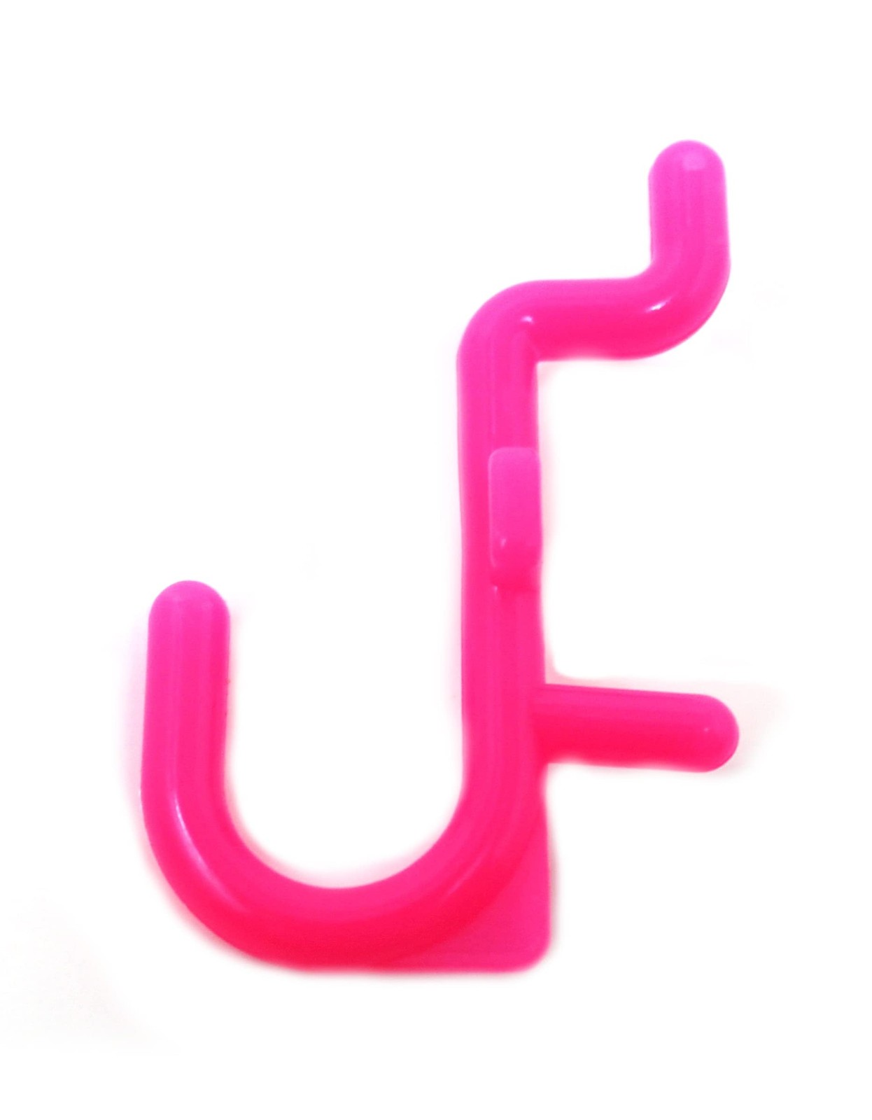 JSP Manufacturing Pegboard Hooks Non-Locking Plastic J Style Hook | Garage To...