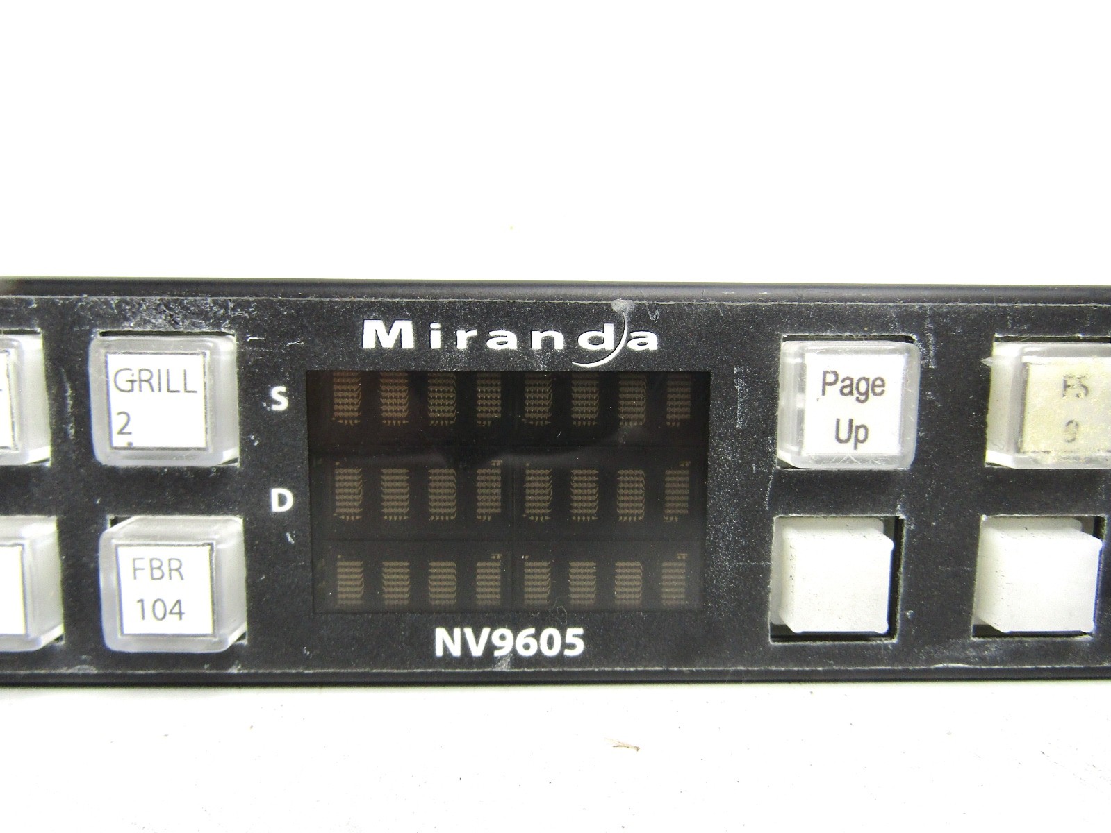 Miranda NV9605 Multimode Paging Control Panel - Shallow Rack mount - Used