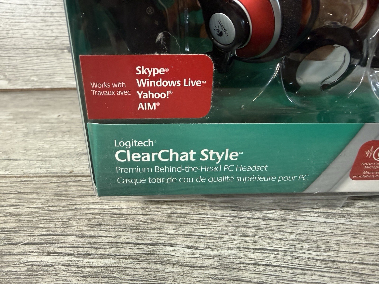 Logitech ClearChat Style Premium Behind the Head PC Headset New Sealed