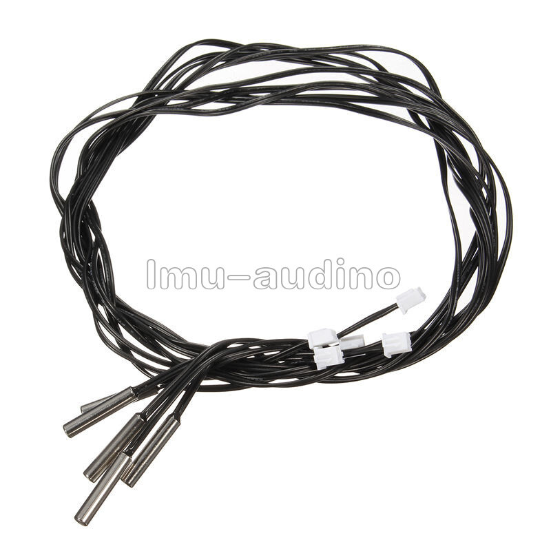 1X NTC Thermistor Temperature Sensor Waterproof Probe Cable 1M 10K 1% 3950