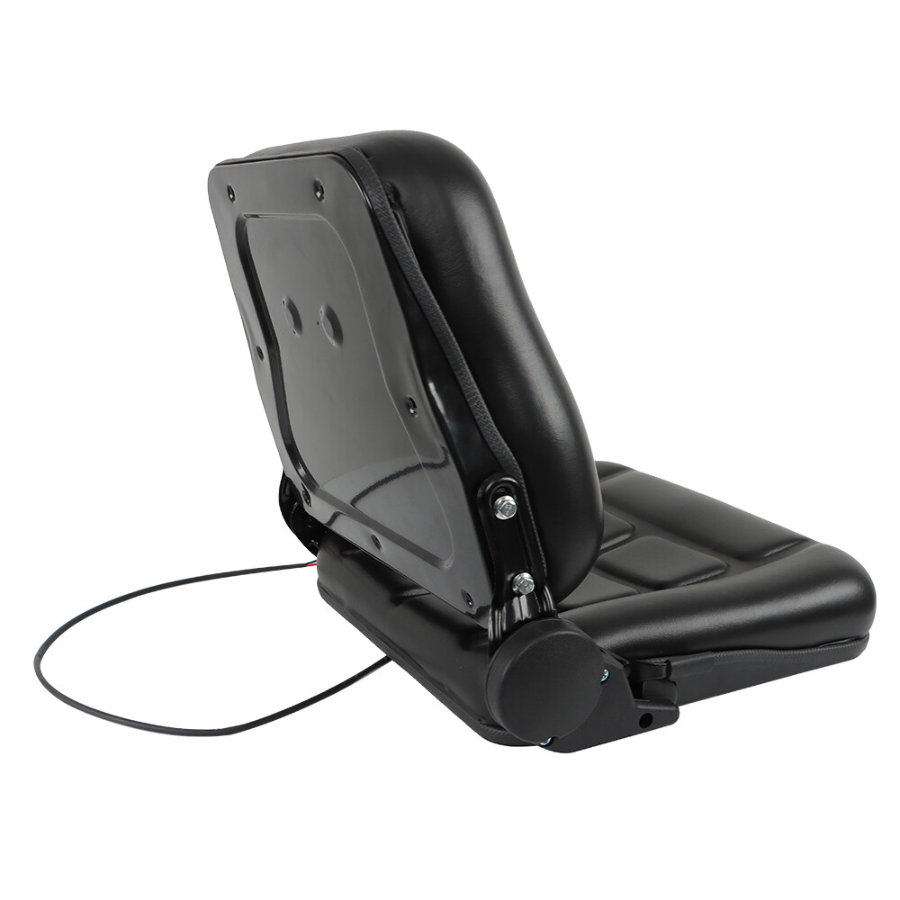 Fold Down Tractor Forklift Seat Excavator with Adjustable Angle Back Universal