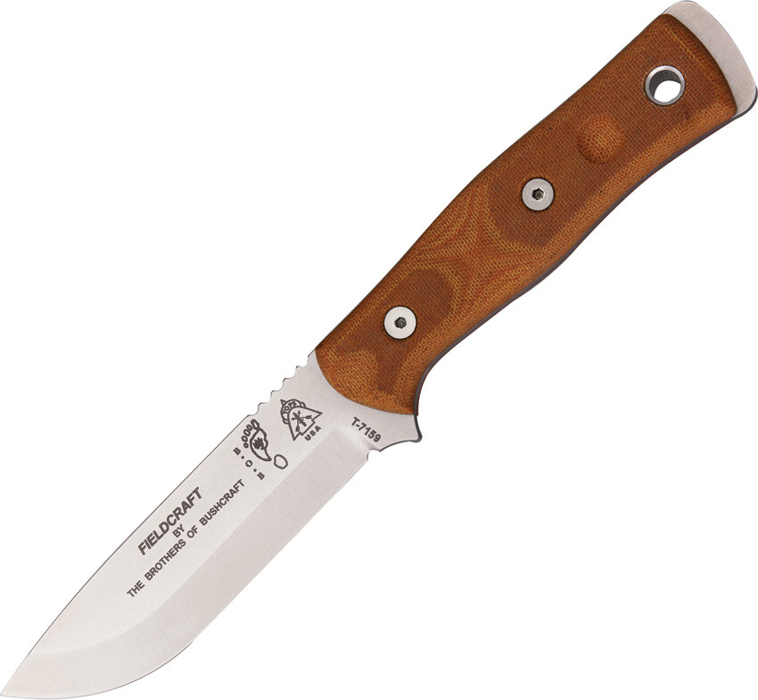 New TOPS Fieldcraft BOB Hunter Fixed Blade Knife BROS-TBF