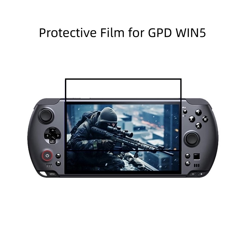 Soft Protective Film For GPD WIN5 7-inch Gaming Console, Anti-Scratch, Dustproof