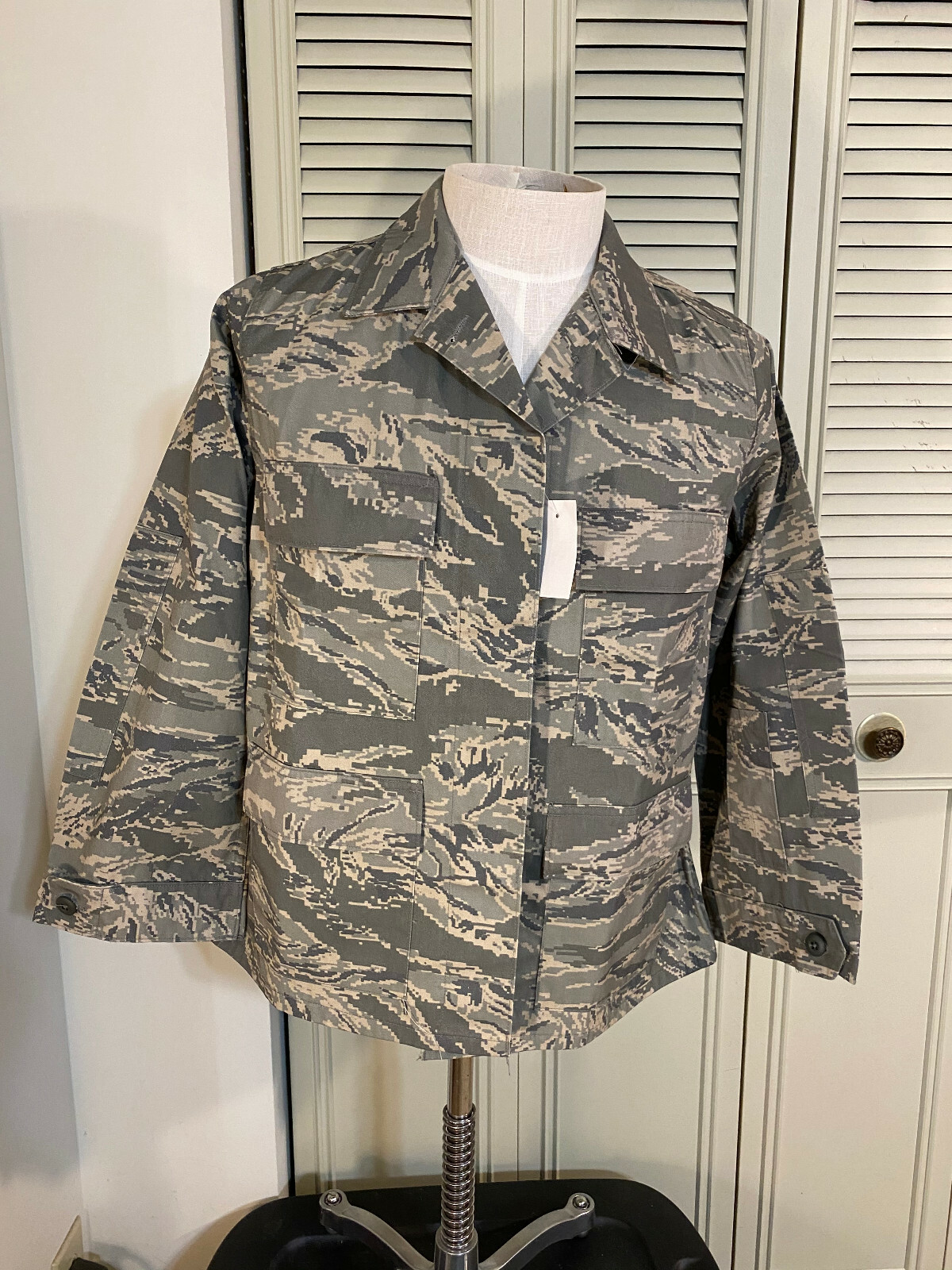 US Air Force Camouflage Camo Utility Jacket Coat Womens Size 12 Short NEW!