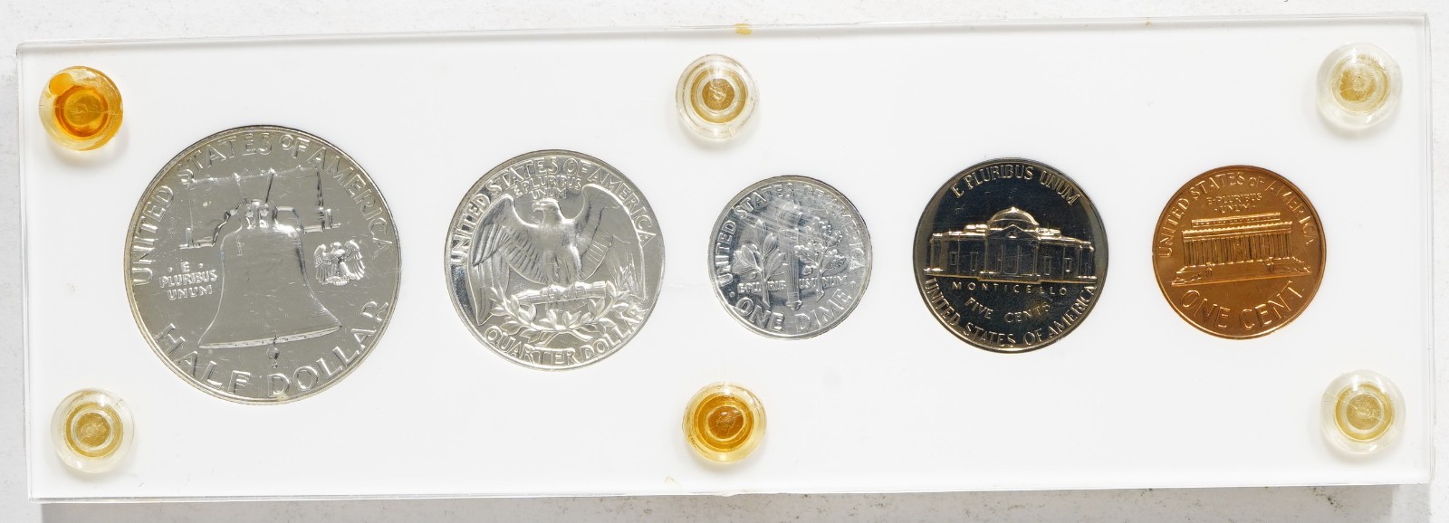1961 United States Silver Proof Set w/ Plastic Case