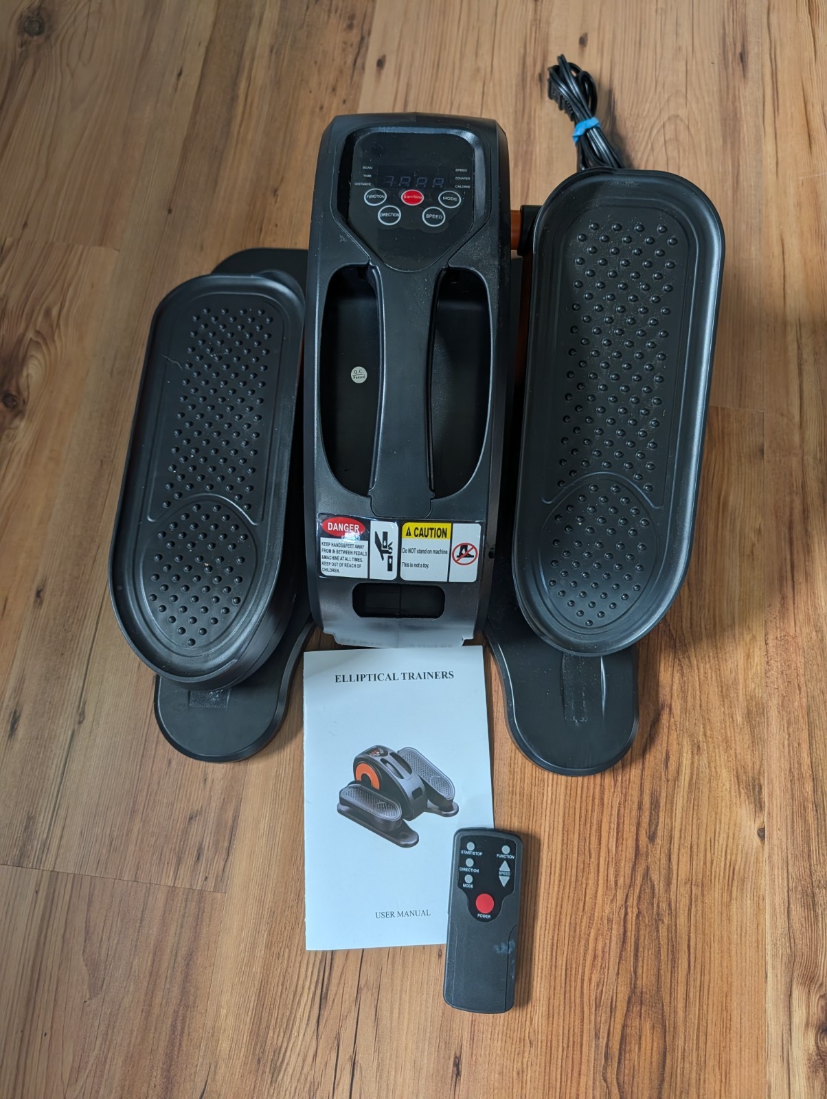 GUGTTR Under Desk Elliptical Machine, Electric Leg Exerciser for Seniors Fully
