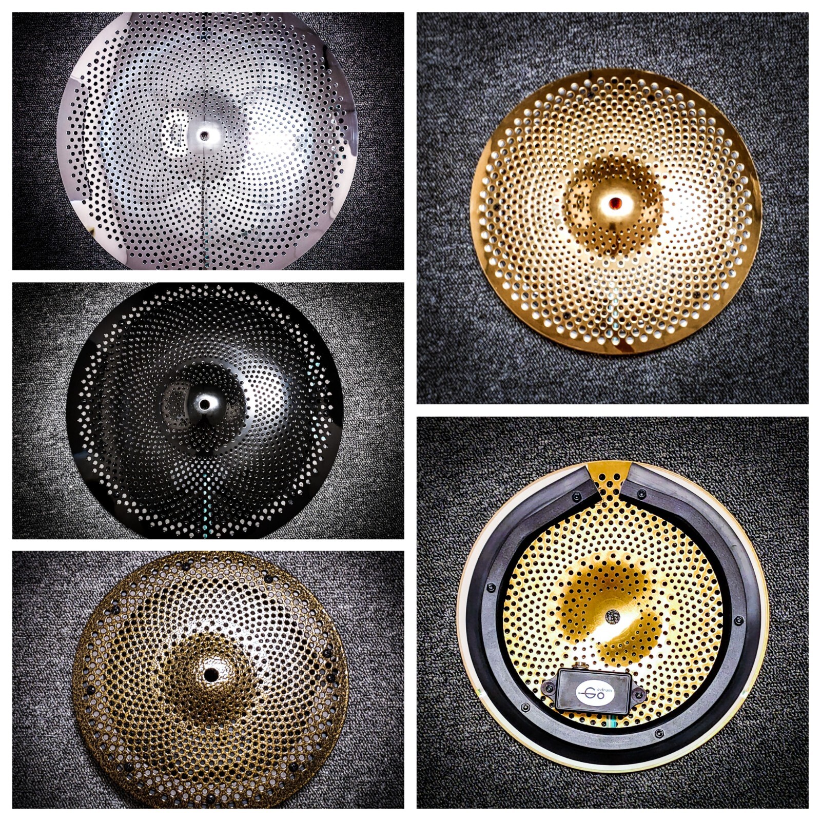 Goedrum 10 inch Electronic Cymbal / 10" eCymbal / Dual Zone Triggers / Splash