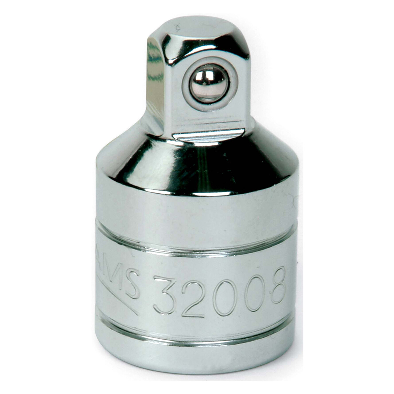 1/2"Drive to 3/8"Drive Adaptor, 1-7/16"Long, Chrome. Williams USA #JHW32008