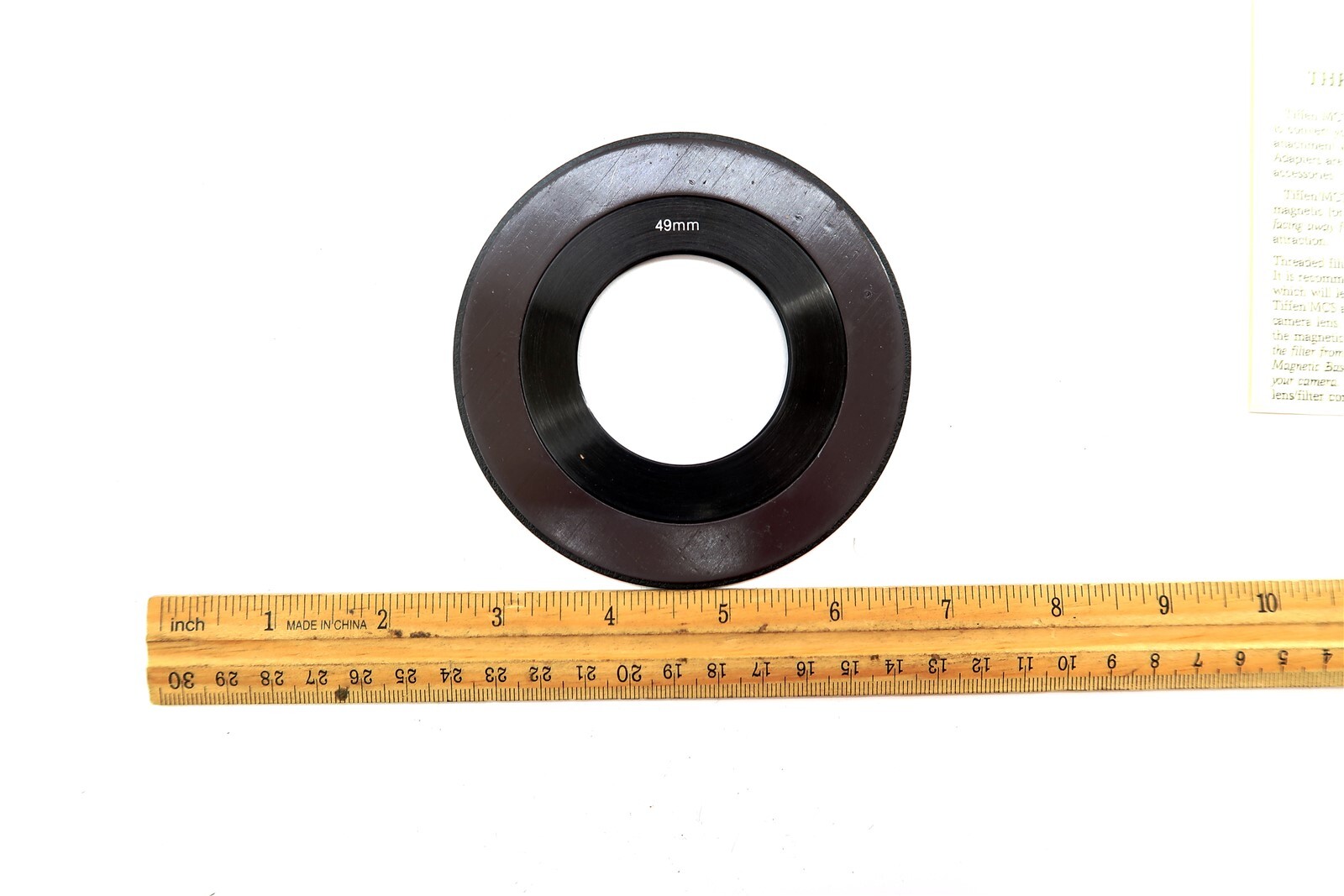 TIFFEN MCS 49mm Adapter Ring Treaded Magnetic with Original Box