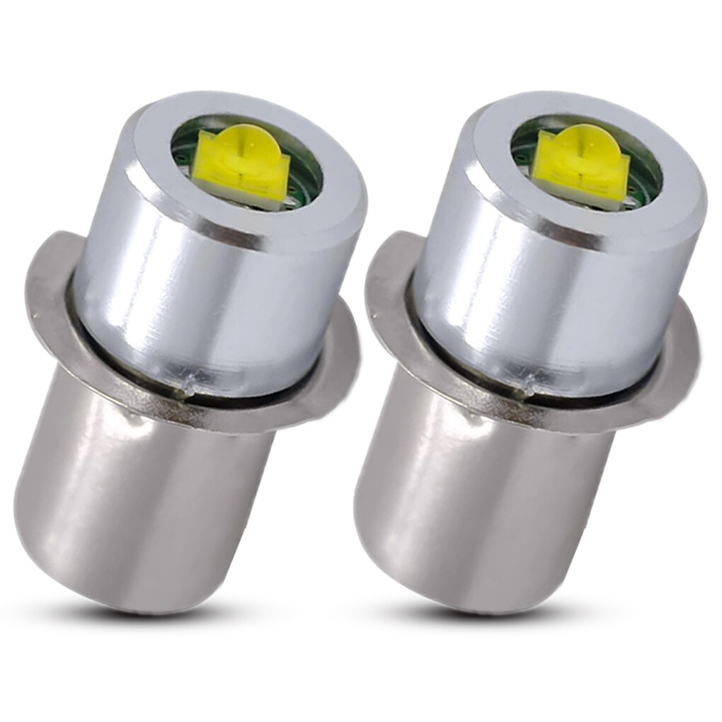 LED Upgrade to 372 Lumen p13.5s bulb For U.S. Army &Military MX-991 3V 2-Cell
