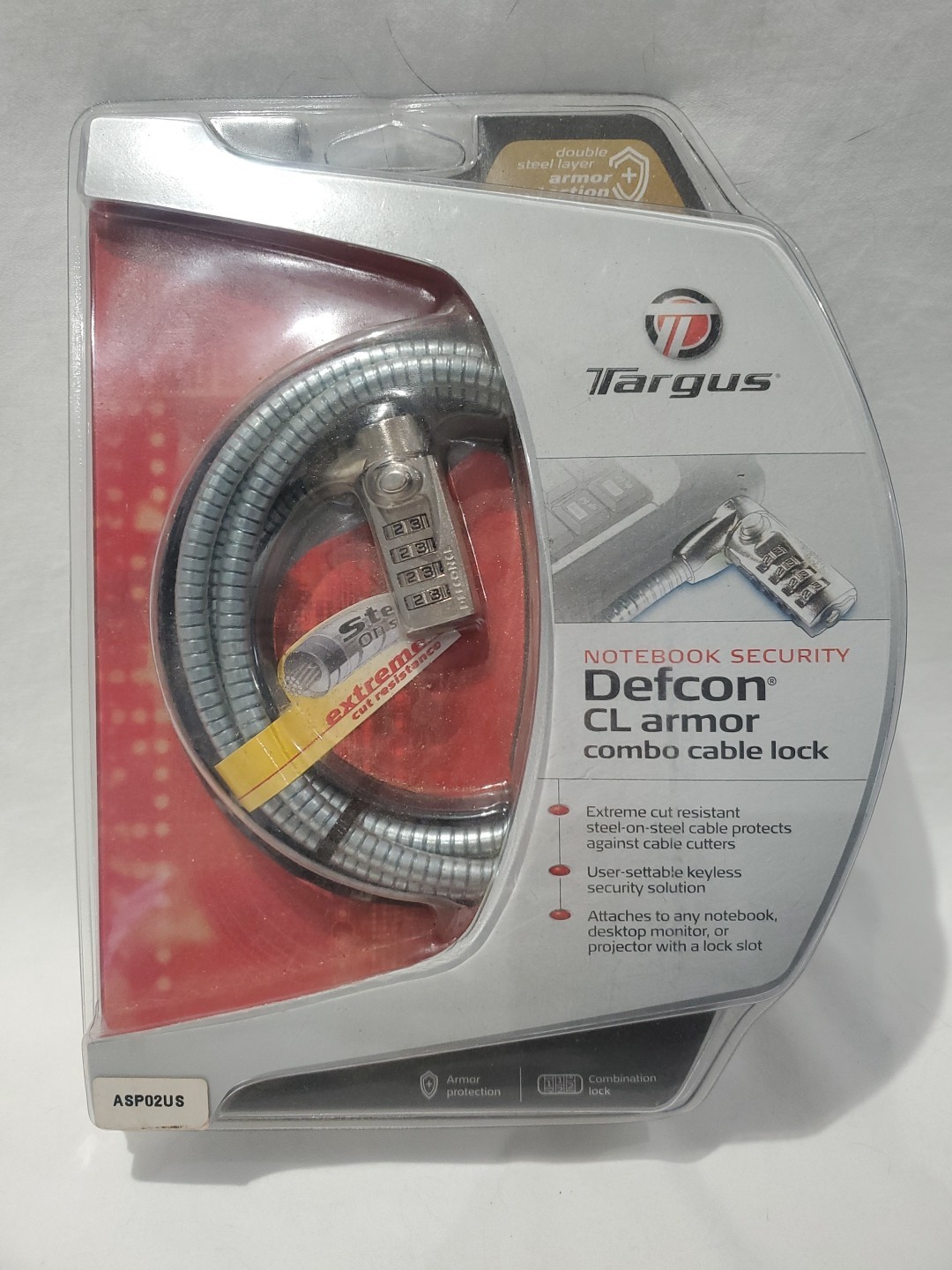 Targus Defcon CL Armor Combo Cable Lock