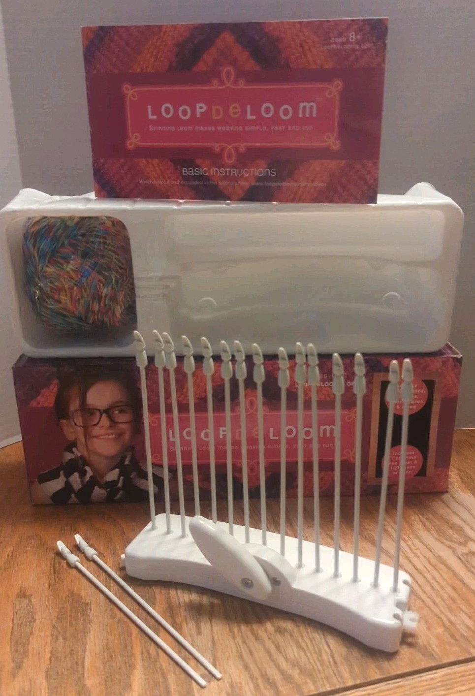 Ann Williams LoopDeLoom Weaving Loom Kit Open Box Unused