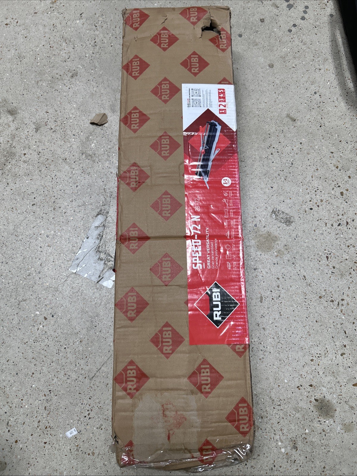 Rubi Speed 72 N 28 in. Tile Cutter w/ Tungsten Carbide Blade & Replacement Blade