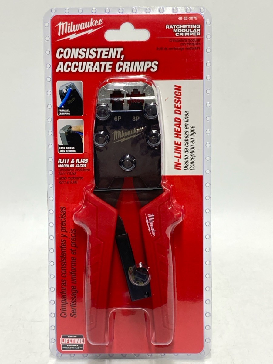 Milwaukee 48-22-3075 Ratcheting Modular Crimper (UD2107390)