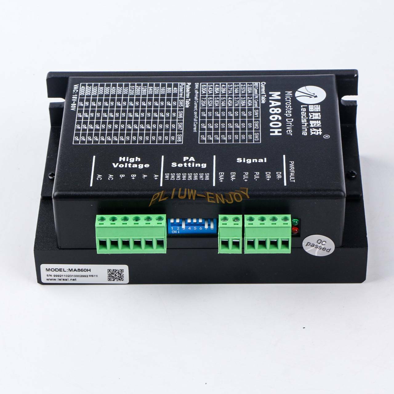 1pcs Up to 80VAC/110VDC 7.2A MA860H 2,4 Phase Stepper Motor Drive