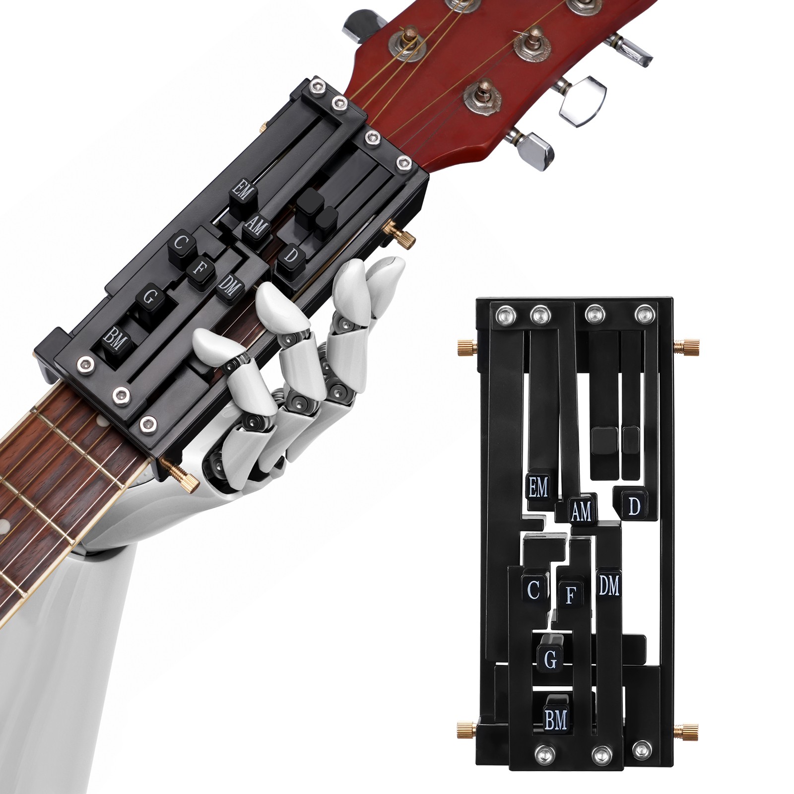 Universal Portable Guitar Chord Trainer Chord Presser Guitar Learning Tools