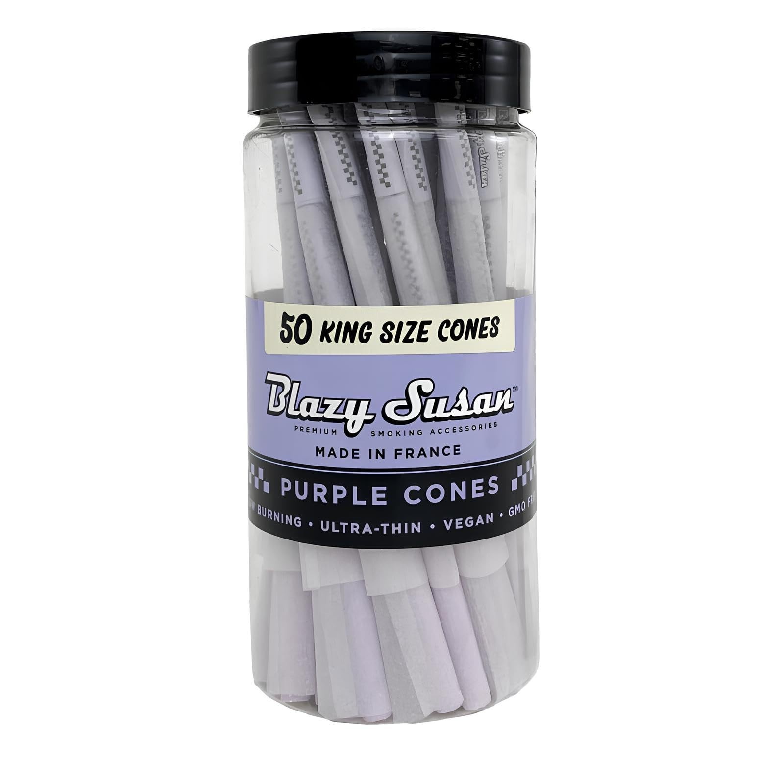 Purple King Size Cones 50CT BLAZY SUSAN 109mm