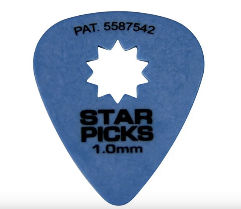 Everly Star-Grip Guitar Picks 6 Pack- Variety Pack