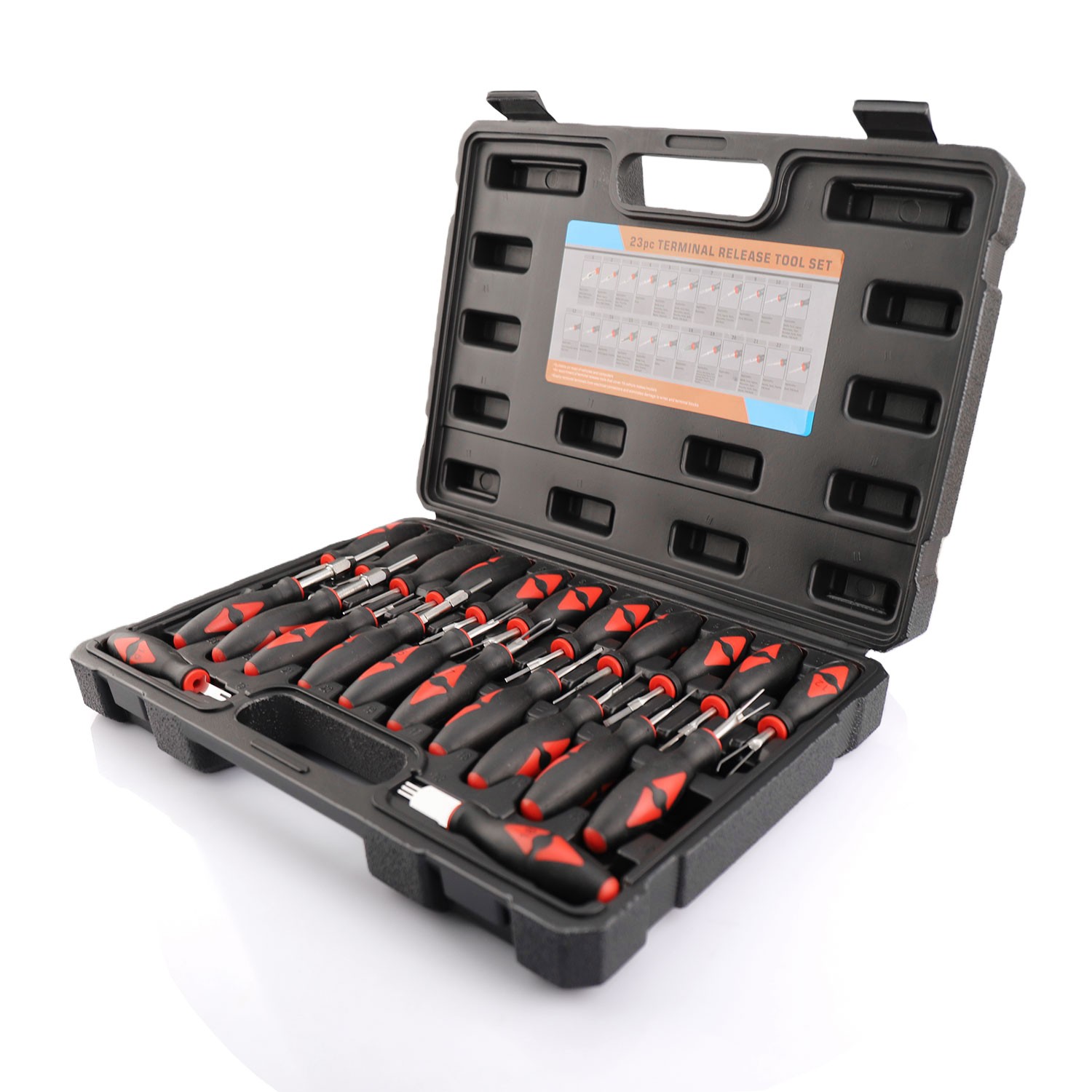 23pcs Universal Terminal Connector Release Tool Kit Extractor Removal Tool Set