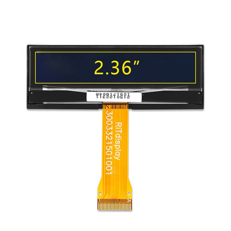 For ALPINE EZI-DAB 2.36 Inch Yellow Light OLED Display Screen Repair Part