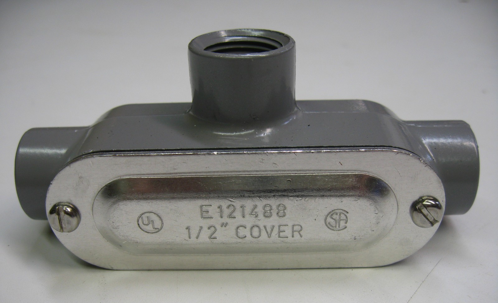 Crouse Hinds T15 CGN Junction Box, 1/2" SnapPack Die Cast Aluminum Rigid/IMC Bod
