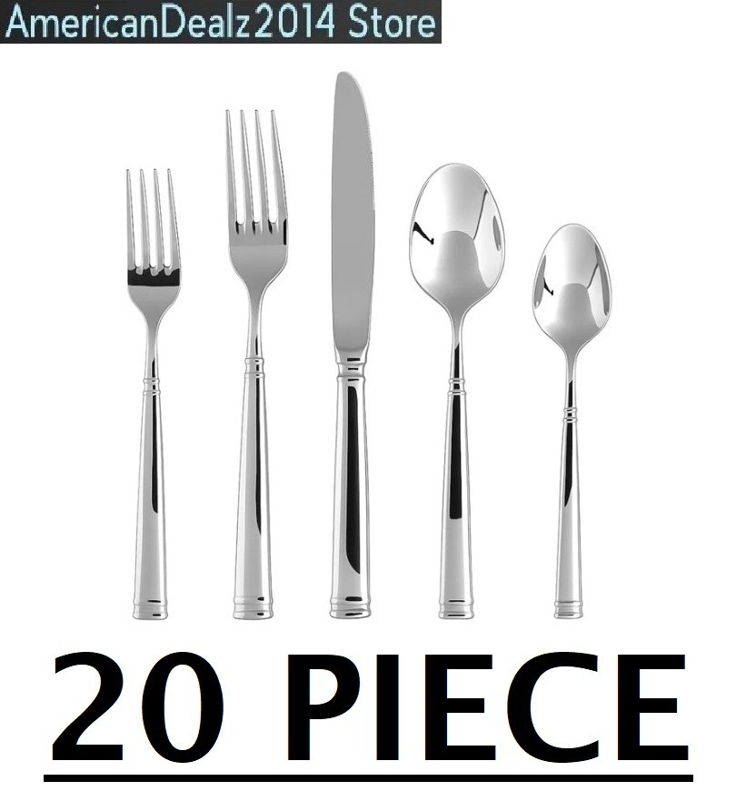 Fortessa Bistro 20-piece 18/10 Flatware Set - BRAND NEW - FAST SHIPPING