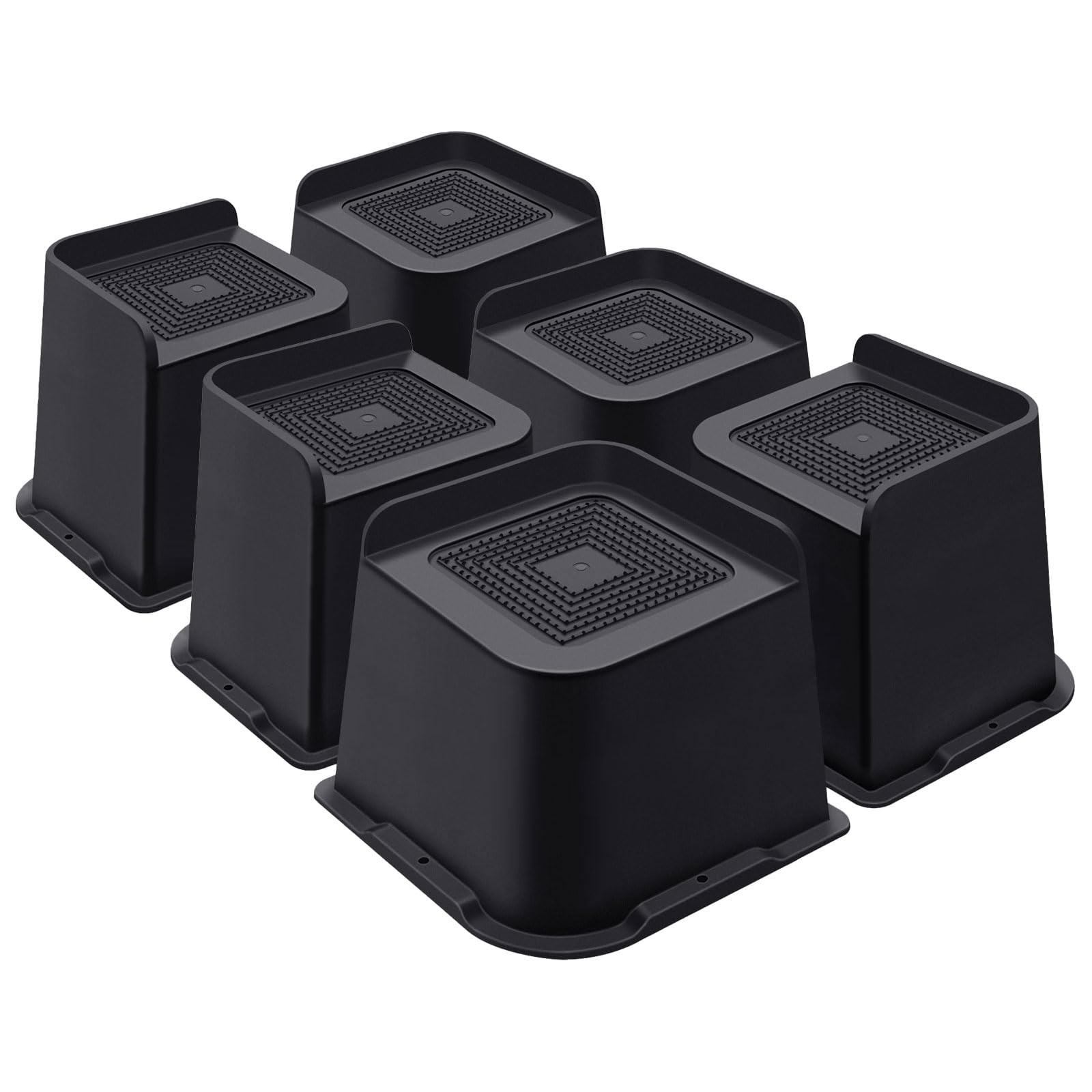 Bed Risers 4 Inch Heavy Duty Furniture Risers for Bed Desk Table Sofa CouchOv...