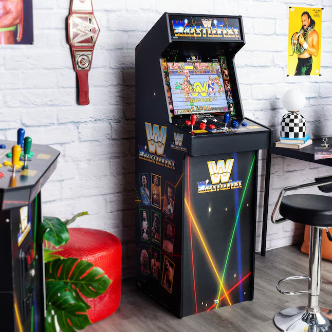 WWE WrestleMania Arcade Game Ultra Series 17in Screen Home Cabinet - FREE SHIP
