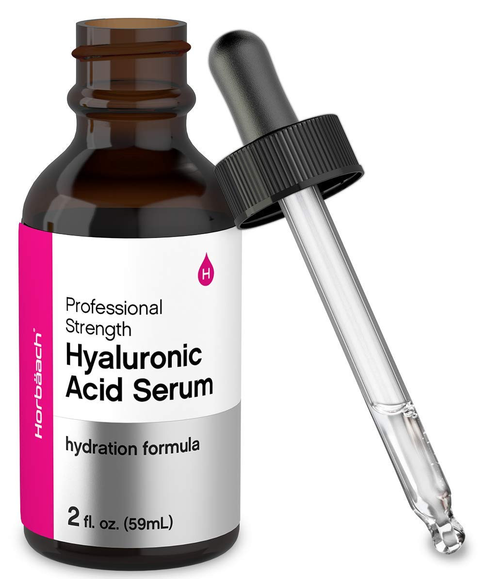 Sérum de ácido hialurónico para rostro 2 oz hidratante sin parabenos ni SLS