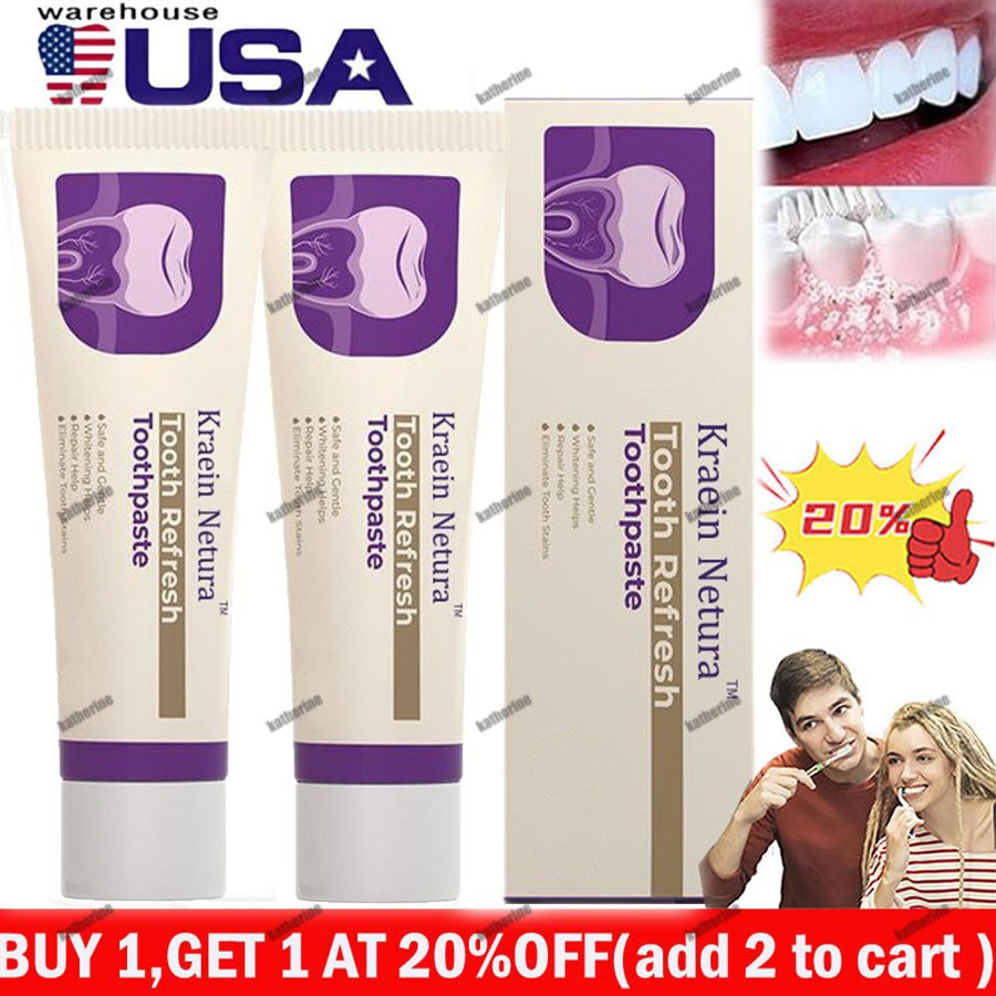 100ml KREAIN Nature Oral Care Toothpaste for Toothacne & Sensitivity &Bad Mouth